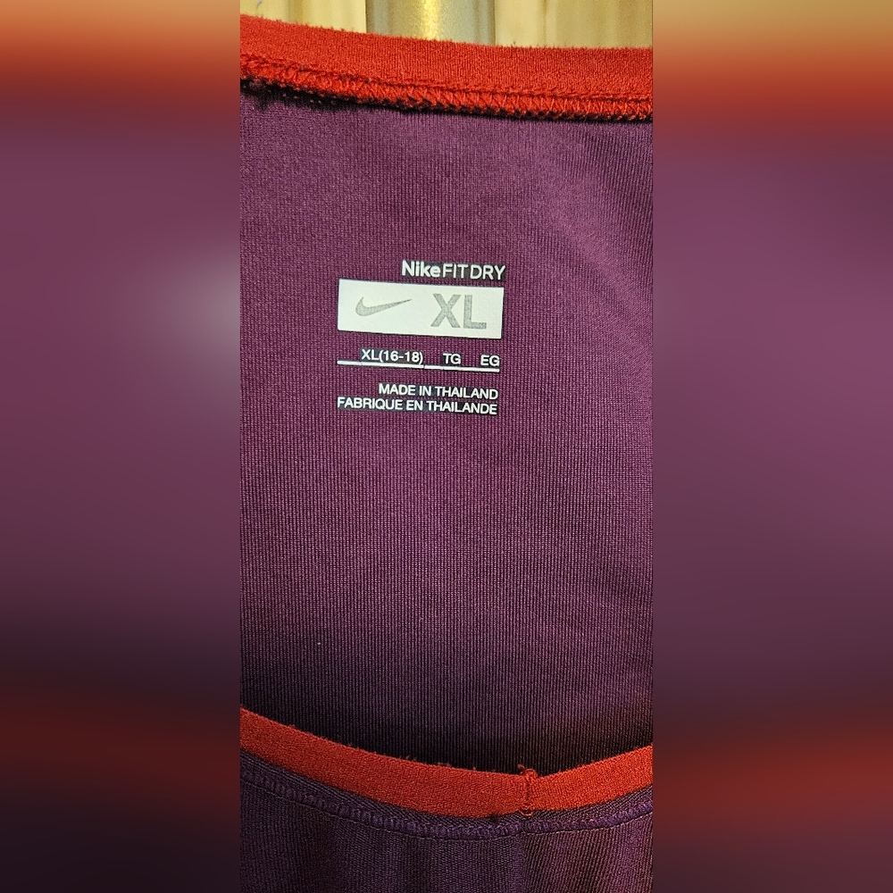 Nike Dry-Fit Fitted Running Top Size XL - Picture 2 of 3